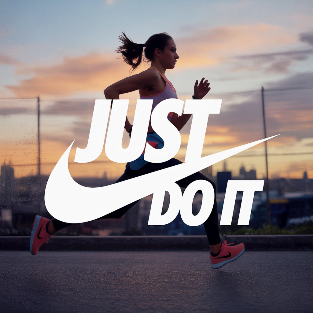 Mujer corriendo con ropa deportiva de la marca Nike